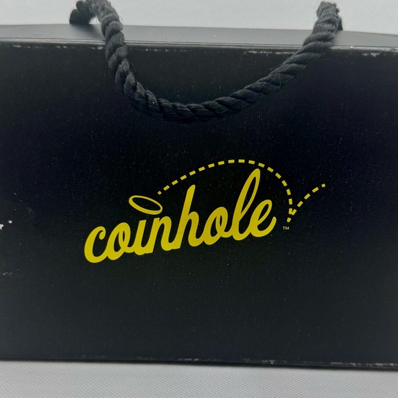 Hasbro Gaming Coin Hole Game Tabletop Set w/Carry Case - Picture 4 of 5